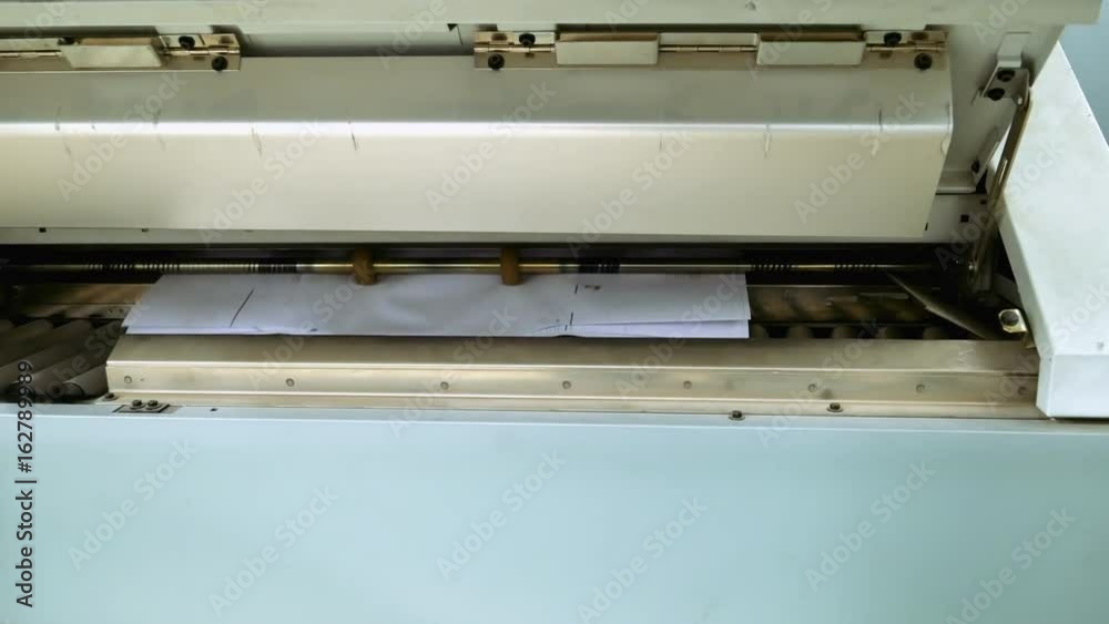 Printing and folding machine for big size drawing and draft printing. Design office supply equipment. Printing and folding machine for big size drawing and draft printing. Design office supply equipment.