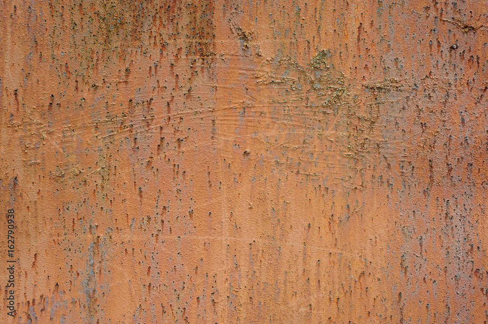  brown worn rusty metal texture background.