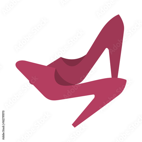 High heel shoes icon vector illustration graphic design