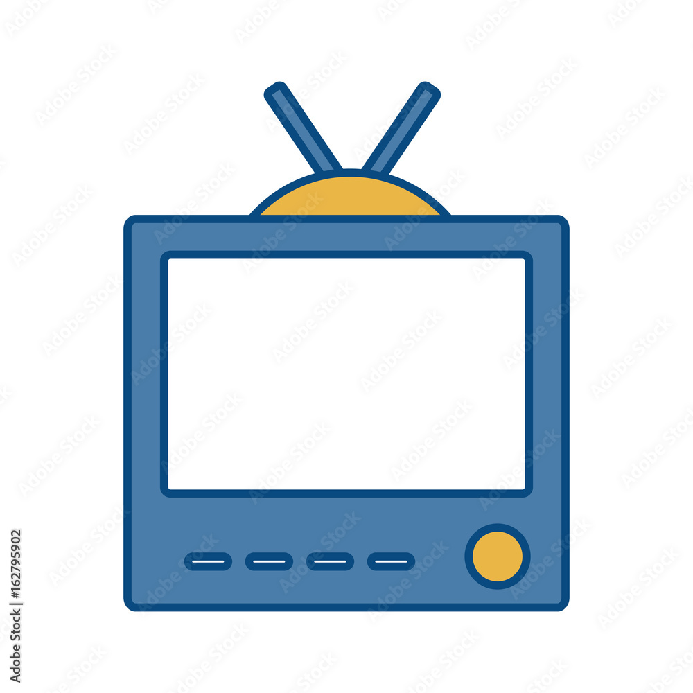 retro television icon retro television icon