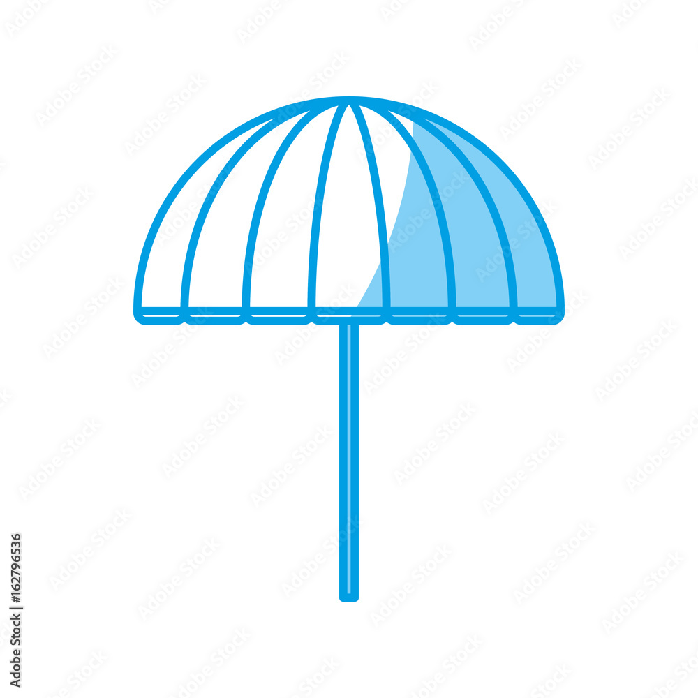 Obraz premium beach parasol icon