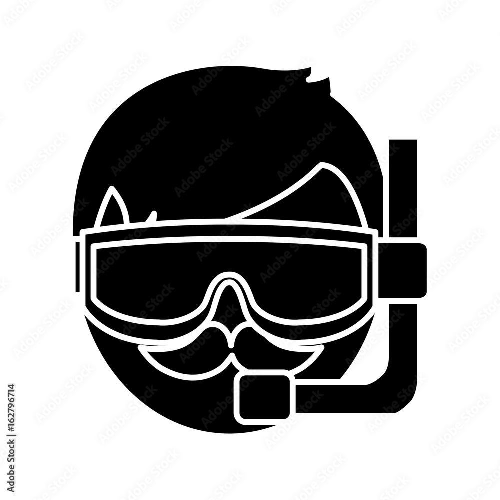 snorkel equipment icon snorkel equipment icon