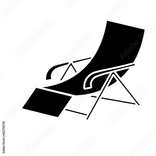 beach chair icon