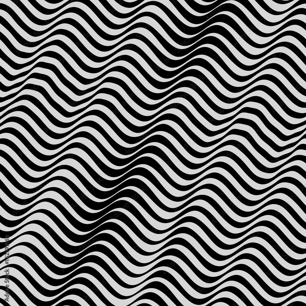 Black and white background. Pattern with optical illusion. Vector illustration. Black and white background. Pattern with optical illusion. Vector illustration.