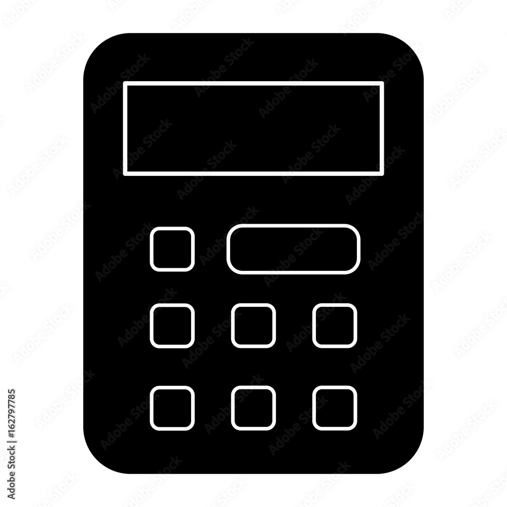 calculator math isolated icon vector illustration design calculator math isolated icon vector illustration design