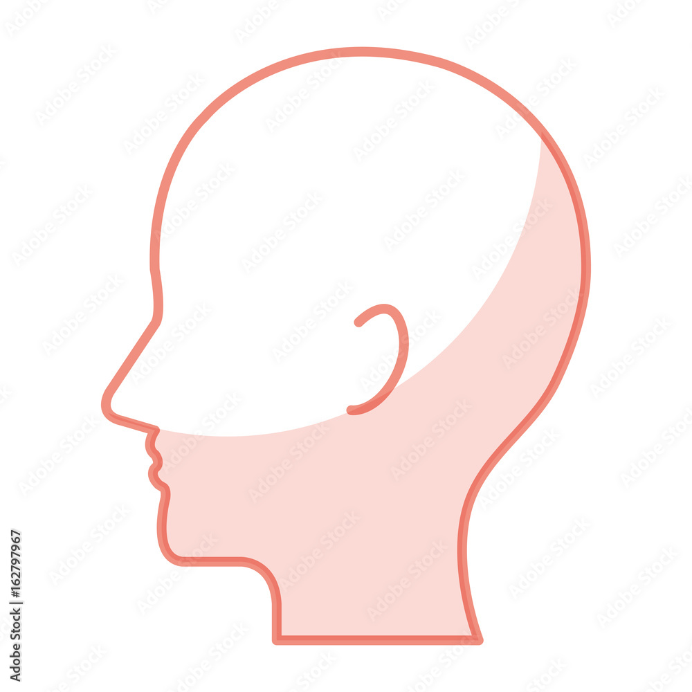 profile human isolated icon vector illustration design
