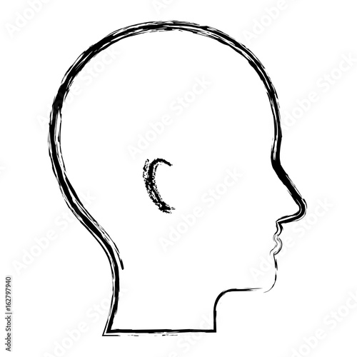 profile human isolated icon vector illustration design