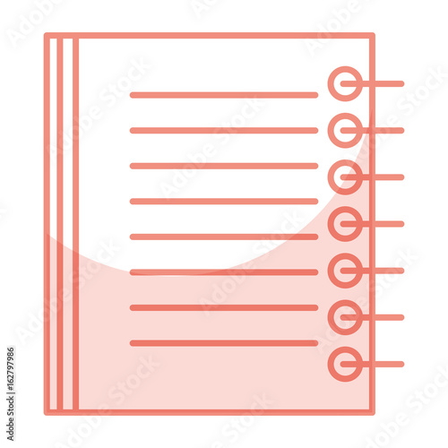 note book school icon vector illustration design