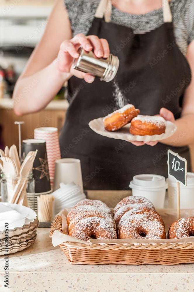 Fototapeta premium Doughnut Store Counter