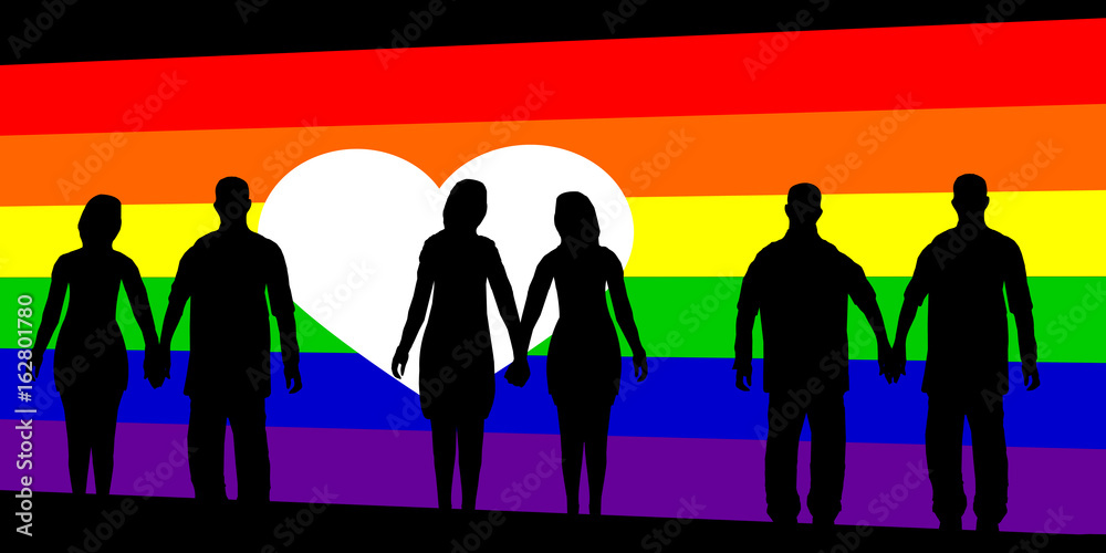 so8 SignificantOther - Ehe für alle - Herz - Regenbogenfarben - Schwule und Lesben - Gleichgeschlechtliche Ehe - banner xxl - 2zu1 g5258