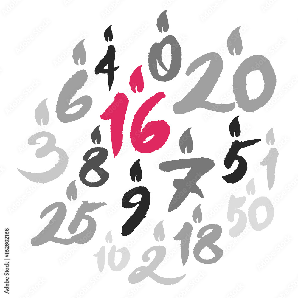 Birthday Candles Numbers