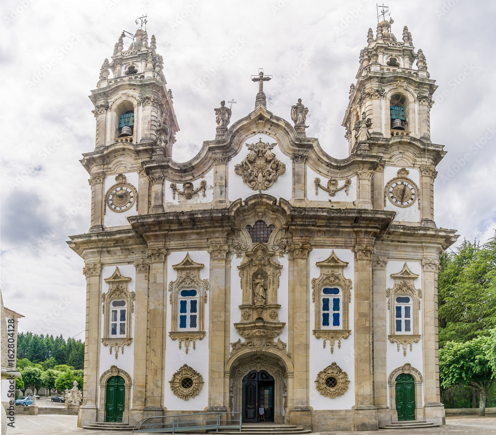 View at the Sanctuary of Our Lady of Remedios in Lamego ,Portugal