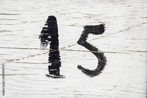 Number fifteen of information and indication
