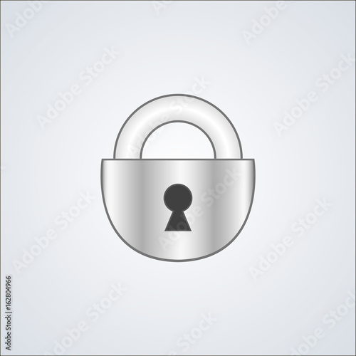 Closed padlock