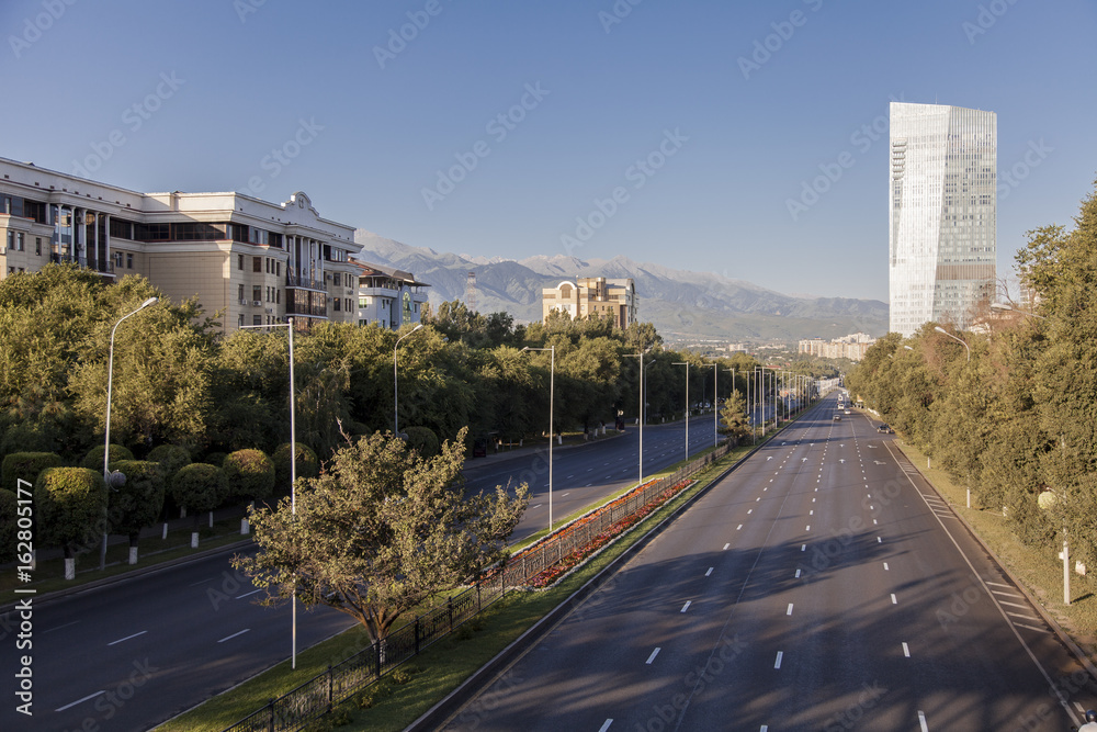 Obraz premium City landscape, carriageway