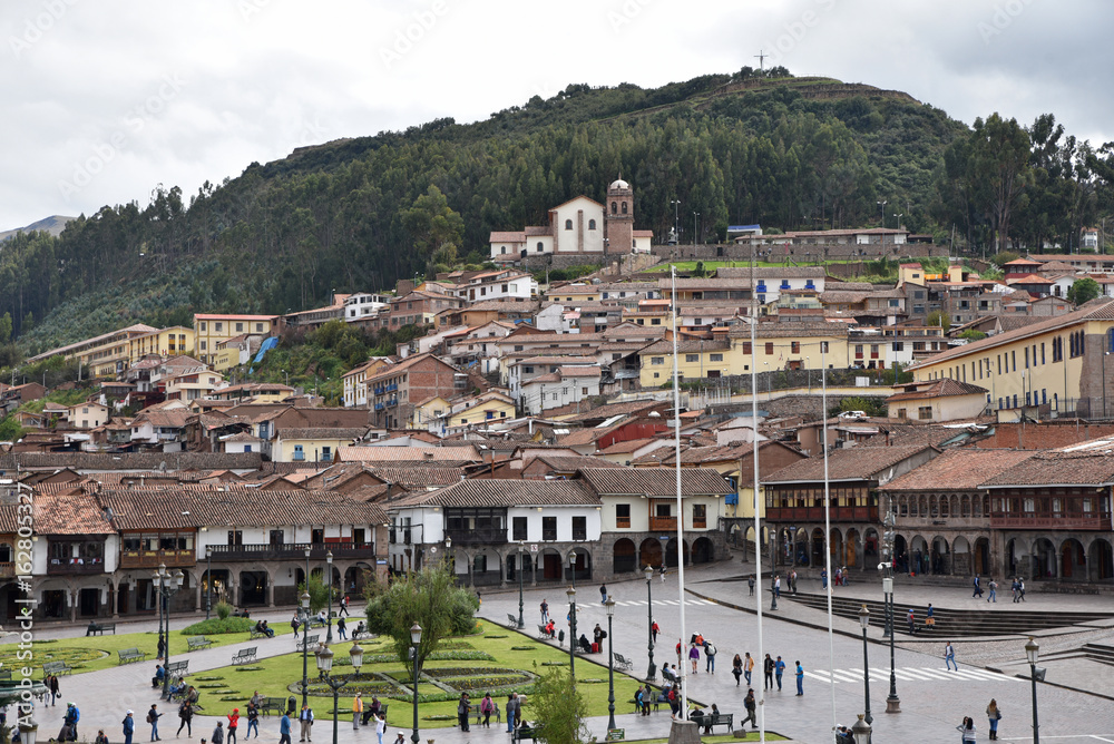 Obraz premium Plaza de Armas à Cusco au Pérou