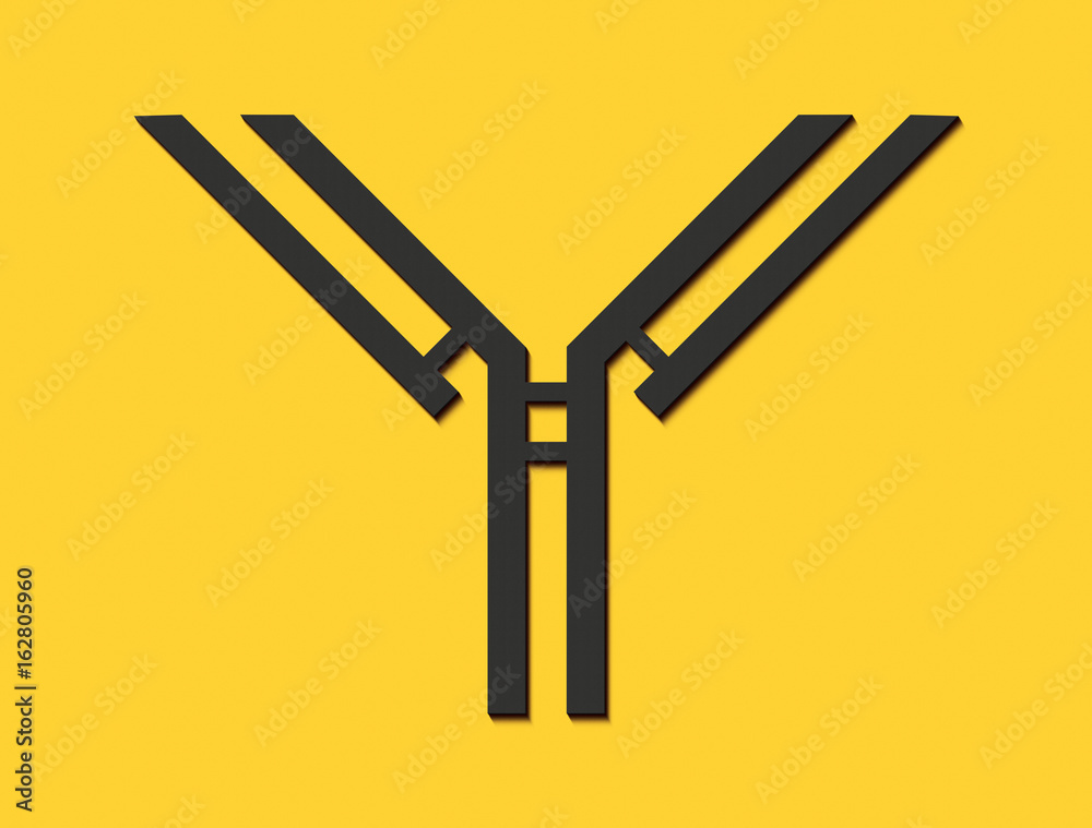 IgG antibody (immunoglobulin), flat icon style. Many biotech drugs are antibodies. IgG antibody (immunoglobulin), flat icon style. Many biotech drugs are antibodies.