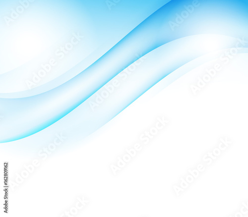 Blue waves .Abstract background