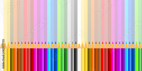 Crayons et Bandes de Couleurs v2