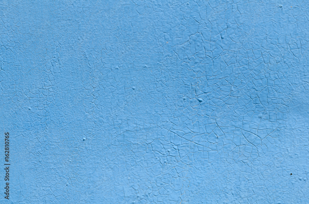 Fototapeta premium Blue background color, texture, old paint
