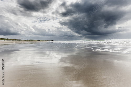 Wolken über der Küste