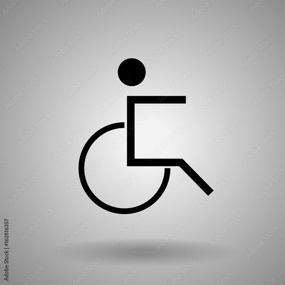 disabled person icon disabled person icon