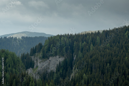 View from Bucegi mountains, Romania, Bucegi National Park