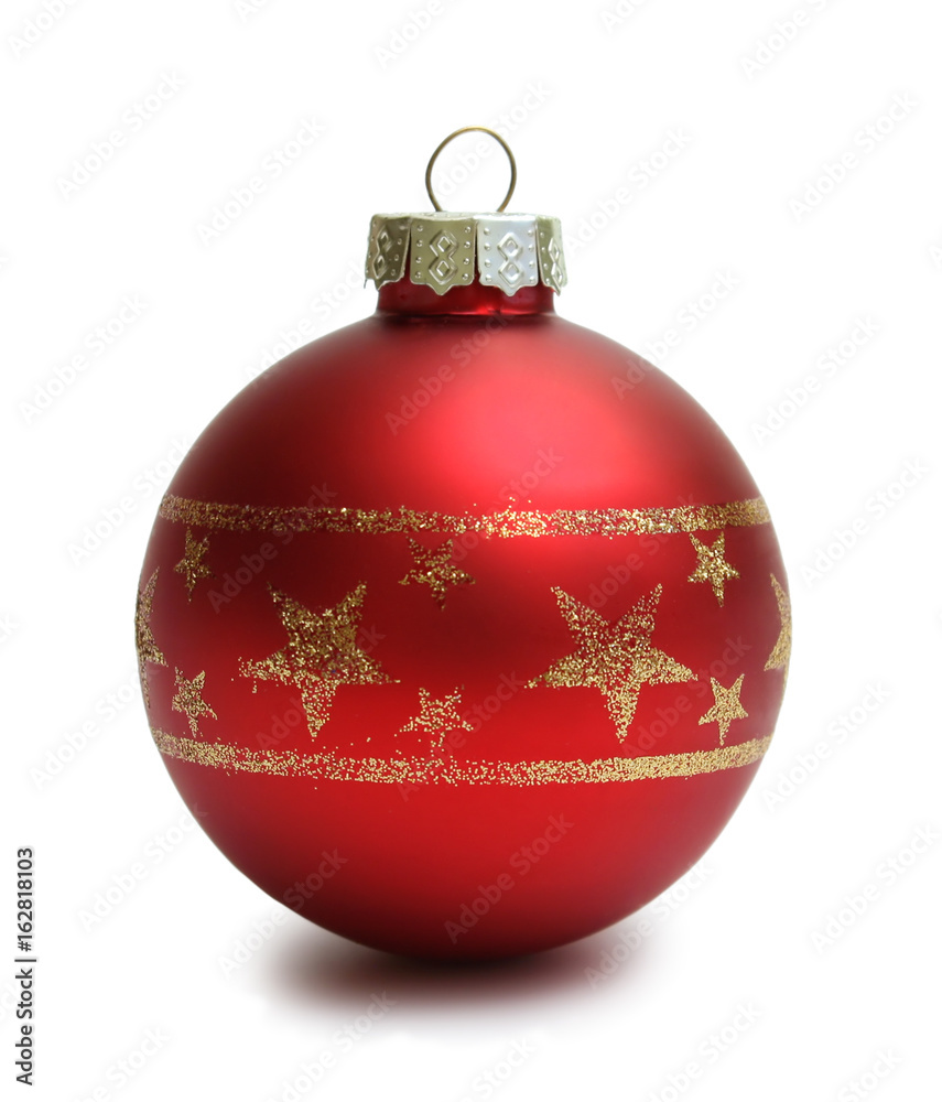 Red christmas ball Red christmas ball
