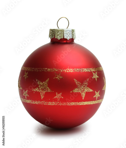 Red christmas ball
