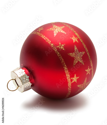 Red christmas sphere