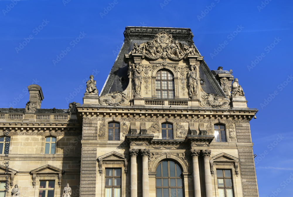 Facade of the royal Louvre palace
