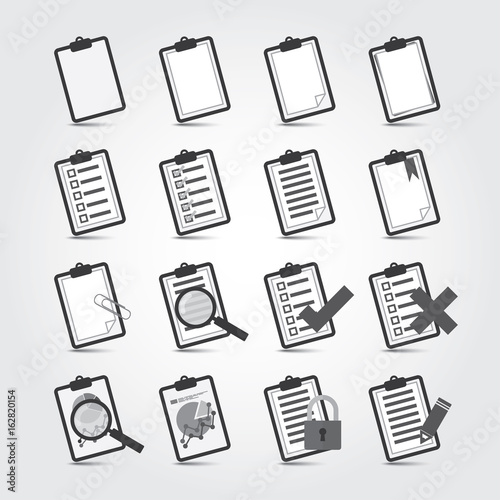 Reports icon Set