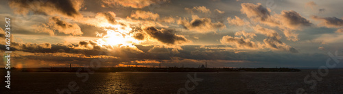 Sonnenuntergang auf dem Meer