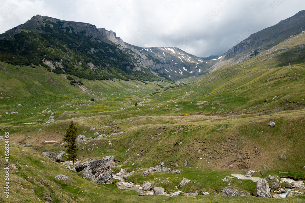 View from Bucegi mountains, Romania, Bucegi National Park