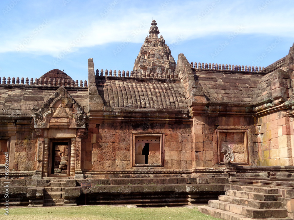 Gorgeous Ancient Khmer Temple, Prasat Hin Phanom Rung in Buriram Province of Thailand 