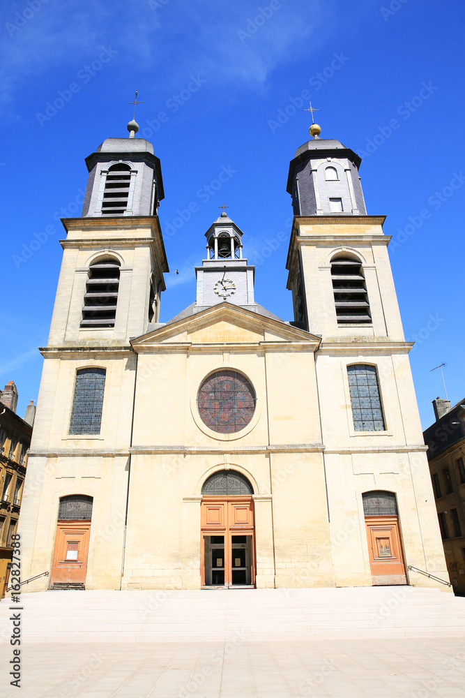 Historic church in Sedan, Ardennes, France
