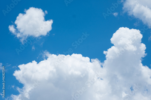 Blue Sky and cloud for background.