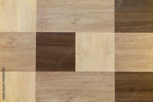 square pattern wood background