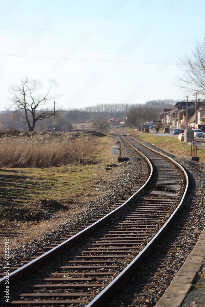 Fototapeta premium Tracks in the Country