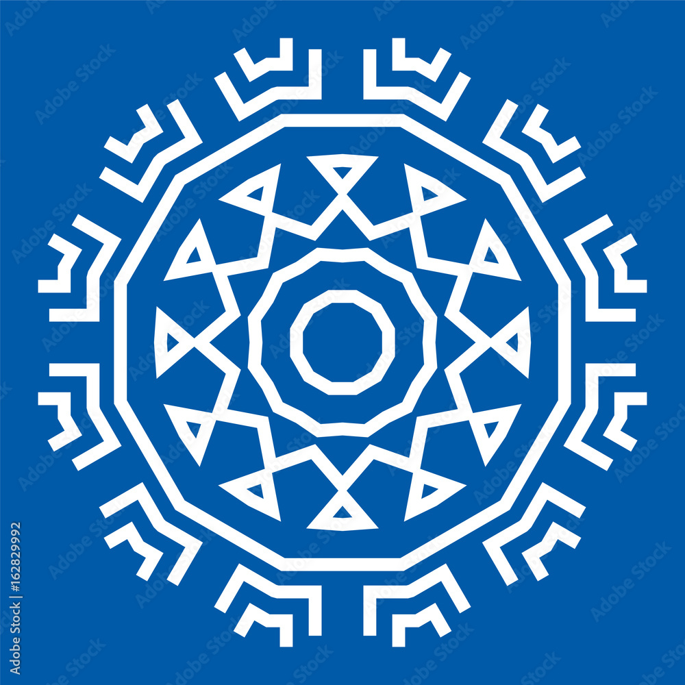 Greek Ornament for Decoration. Circular Abstract Greek Ornament for Decoration. Circular Abstract