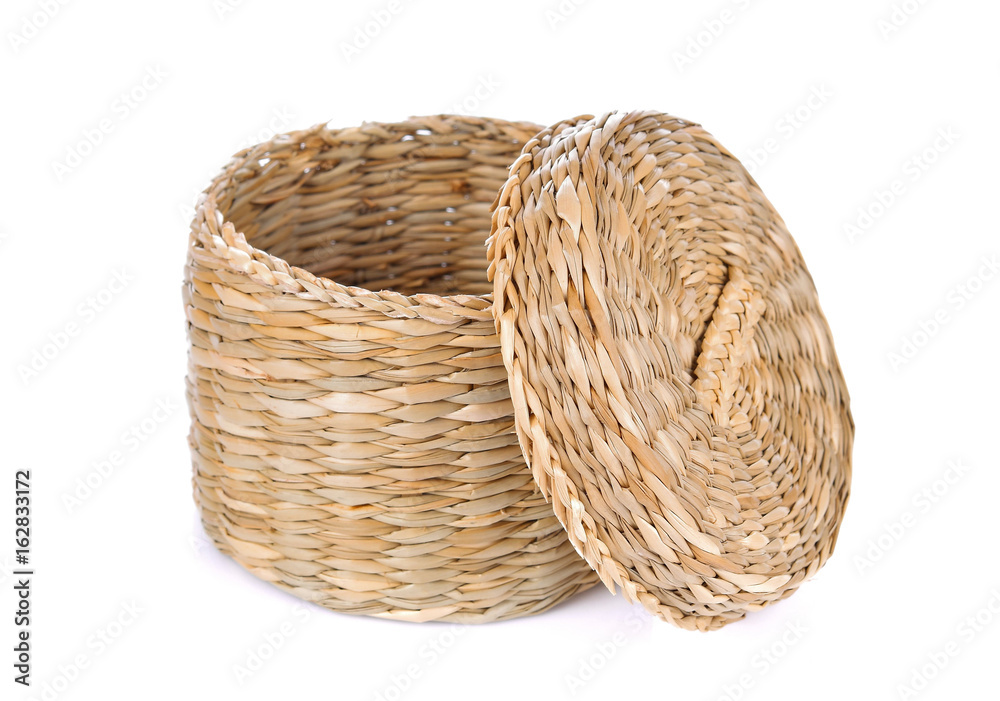 Obraz premium Wicker on white background