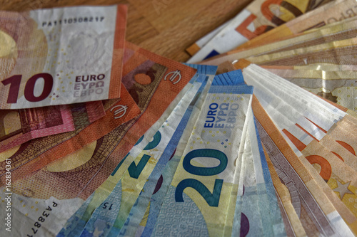 eruo banknotes, cash