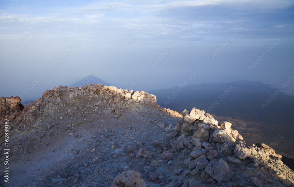 Canary Islands, Tenerife, from the top of Teide