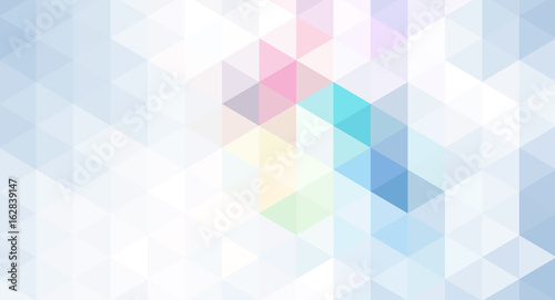 Abstract geometric background in blue color