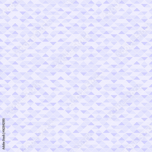 Violet checkered triangle pattern. Seamless vector background