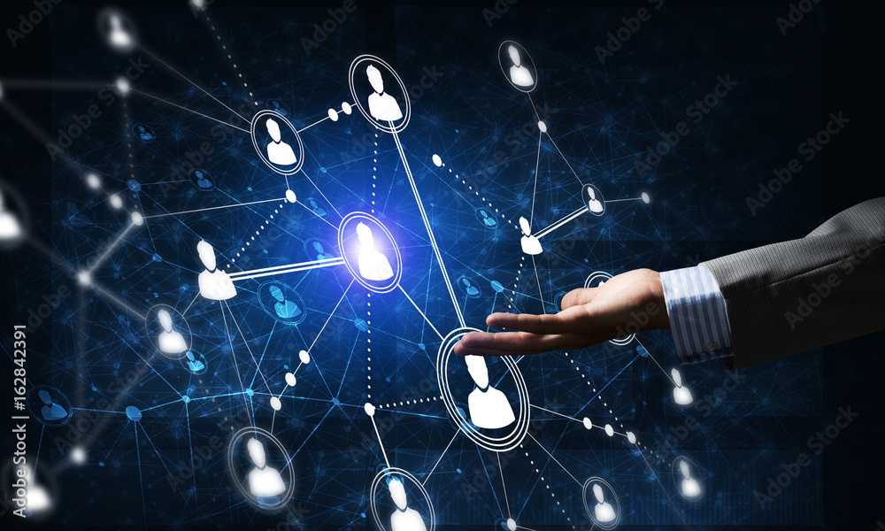Presenting modern wireless technologies as means of communucation and networking on dark background Presenting modern wireless technologies as means of communucation and networking on dark background