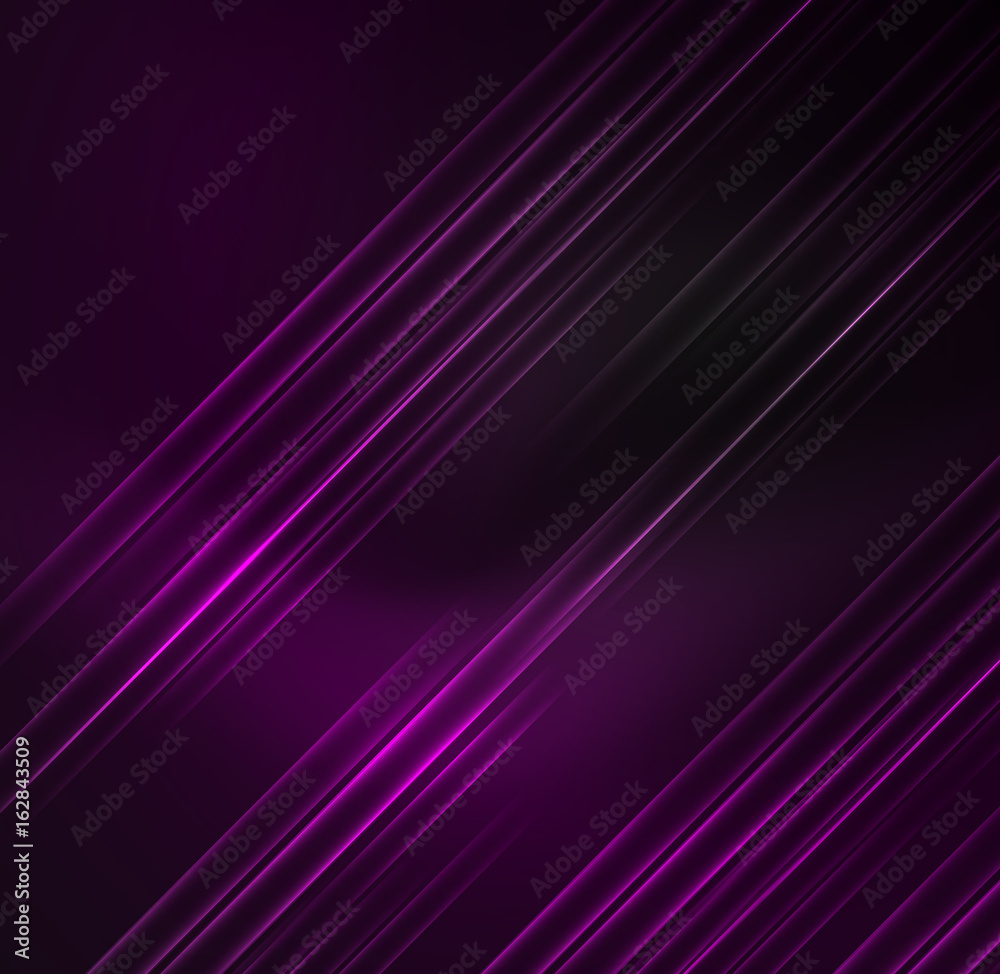 Fototapeta premium Glowing futuristic lines