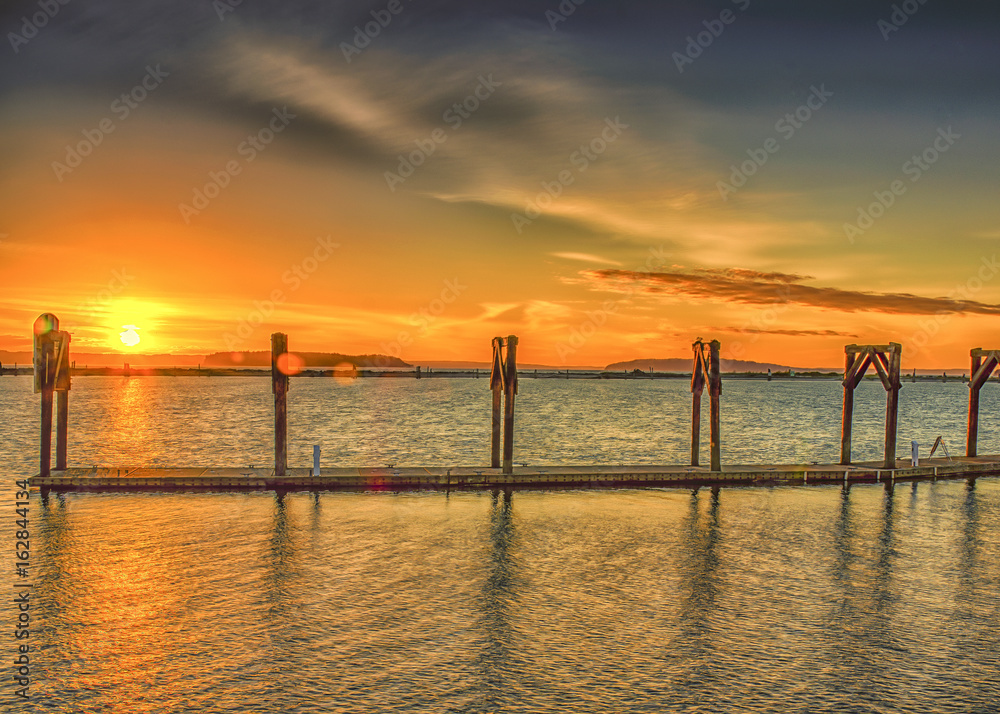 Sunset at Marina