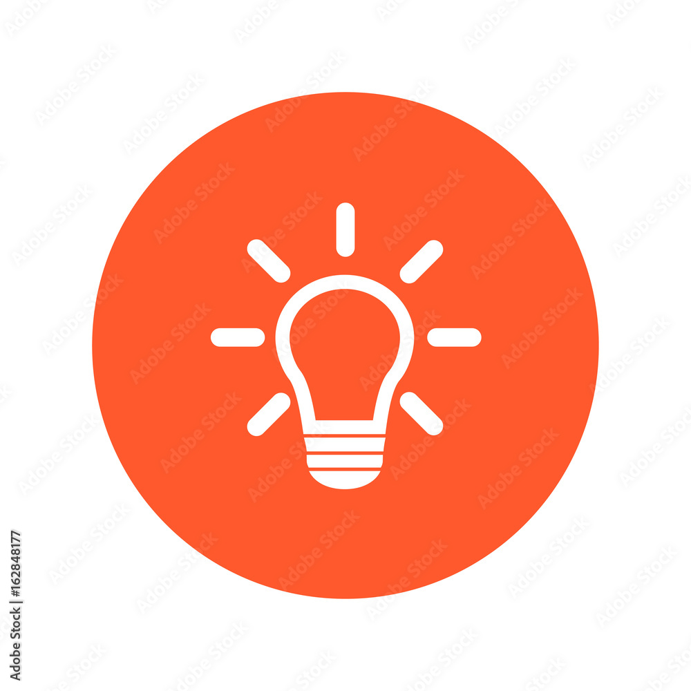 Light lamp sign icon. Idea symbol.Creative thinking and business idea. Light lamp sign icon. Idea symbol.Creative thinking and business idea.