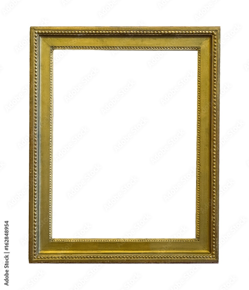 Gold frame for paintings, mirrors or photos or background Gold frame for paintings, mirrors or photos or background